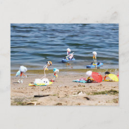 Zomer op het strand met de Fubby's Briefkaart