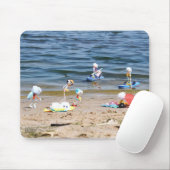 Zomer op het strand met de Fubby's  Muismat (Met muis)