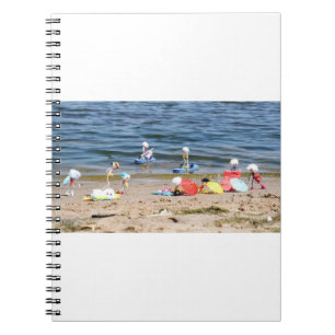 Zomer op het strand met de Fubby's  Notitieboek