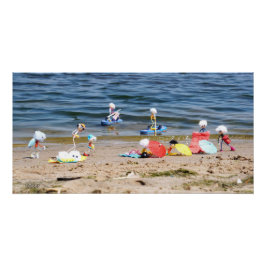 Zomer op het strand met de Fubby's Perfect Poster