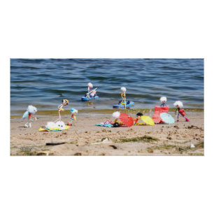Zomer op het strand met de Fubby's Perfect Poster