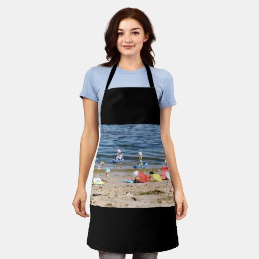 Zomer op het strand met de Fubby's Schort (Gedragen)