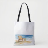 Zomer op het strand tote bag (Voorkant)