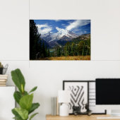 Zomer op Mount Rainier Poster (Thuiskantoor)