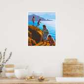 zomer op Naxos Poster (Keuken)