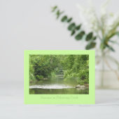 Zomer op Pohatcong Creek Briefkaart (Staand voorkant)