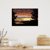 Zomer op Tahoe Poster (Keuken)