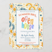 Zomer Open Huis Zonneschijn Kaart (Voorkant / Achterkant)