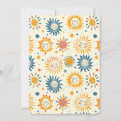 Zomer Open Huis Zonneschijn Kaart (Achterkant)