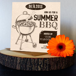 Zomer Outdoor BBQ Kaart