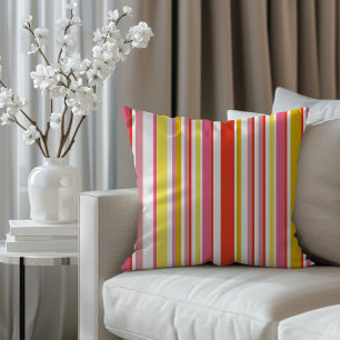 Zomer outdoor strepen print kussen