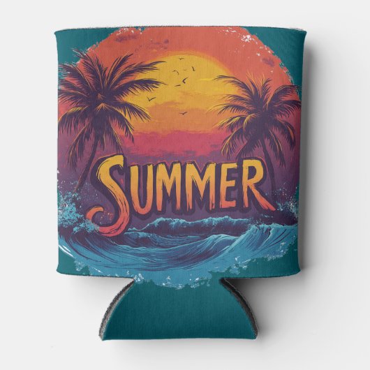 Zomer Outdoor Sunset drink koeler (Voorkant)