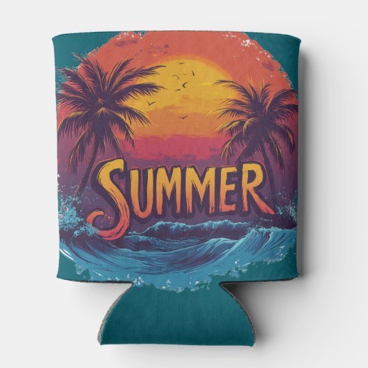 Zomer Outdoor Sunset drink koeler (Achterkant)