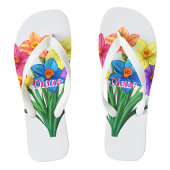 Zomer paar teenslippers