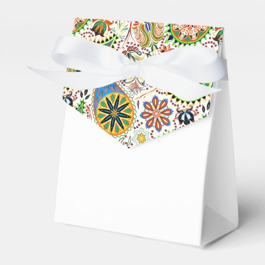 Zomer paisley bedankdoosjes (Voorkant Zijde)