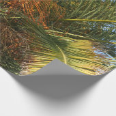 zomer, palm, blad, tropisch, boom, natuur, plant; cadeaupapier (Hoek)