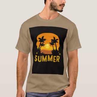 Zomer" Palmboom T-shirt – Tropical Vibes Edition