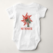 Zomer Palmboom Zon Retro Tropisch