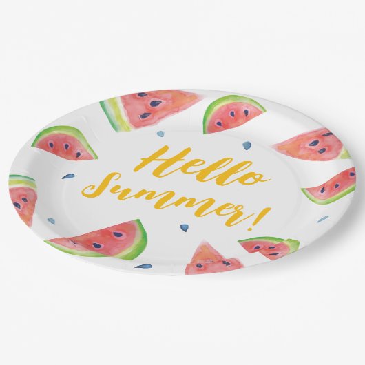 zomer papieren bordje (Gekanteld)