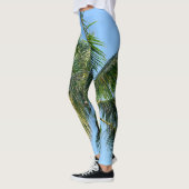 Zomer Paradijs Palm #2 #tropical #wall #art Leggings (Links)