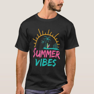 Zomer paradijs voor familie t-shirt