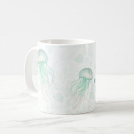 Zomer Parel Waterverf Oceaan Design Koffiemok
