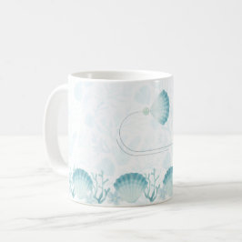 Zomer Parel Waterverf Oceaan Design Koffiemok