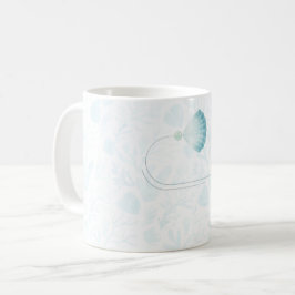 Zomer Parel Waterverf Oceaan Design Koffiemok