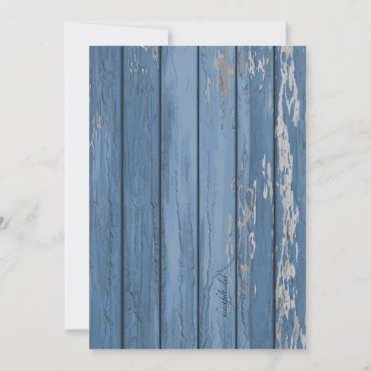 Zomer Party Foliage uitnodiging (Achterkant)