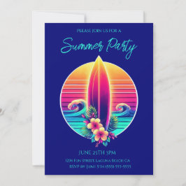 Zomer Party-Sunset Surfboard Paradise- Kaart
