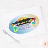 Zomer - Party Time Sticker (Envelop)