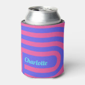 Zomer Pastel Doolhof Blikjeskoeler (Blikje Voorkant)