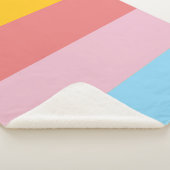 Zomer pastelkleurenschema sherpa deken (3/4)