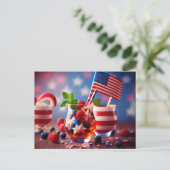 Zomer Patriottisch Briefkaart (Staand voorkant)