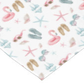 Zomer Patroon Strand Tafelkleed (Gekanteld)