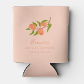 Zomer Perzik Fruit Boho Bruidsdouche Favoriet Blikjeskoeler (Voorkant)