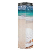 Zomer Petten en Teenslippers Thermosbeker (Achterkant)