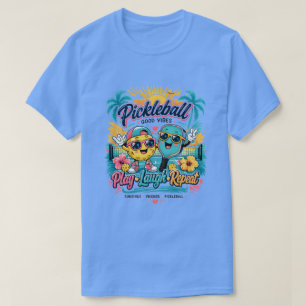 Zomer Pickleball Paradijs – Spelen • Lachen • Herh T-shirt