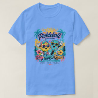 Zomer Pickleball Paradijs – Spelen • Lachen • Herh T-shirt