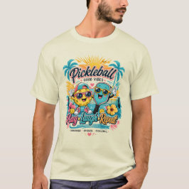 Zomer Pickleball Paradijs – Spelen • Lachen • Herh T-shirt