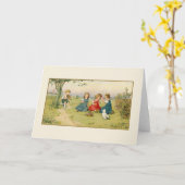 zomer picknick Kaart (Gele Bloem)