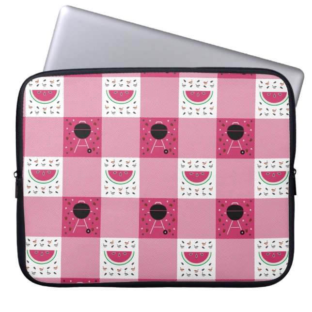 Zomer Picknick-laptophoes Laptop Sleeve (Voorkant)