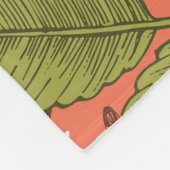 Zomer Picknick Watermeloen IJs Fleece Deken (Hoek)