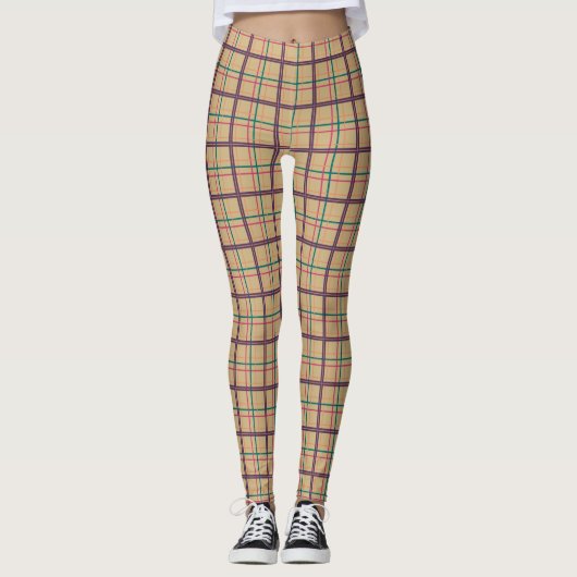 Zomer Plaid Leggings (Voorkant)