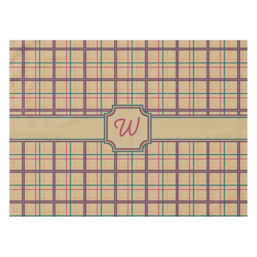 Zomer Plaid Tafelkleed (Voorkant (Horizontaal))