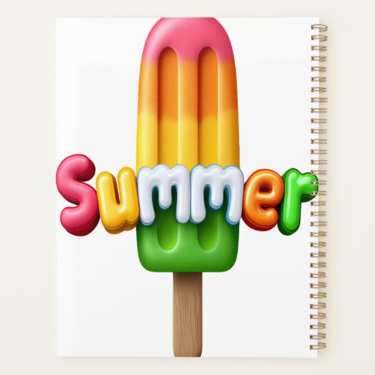 Zomer planner (Achterkant)