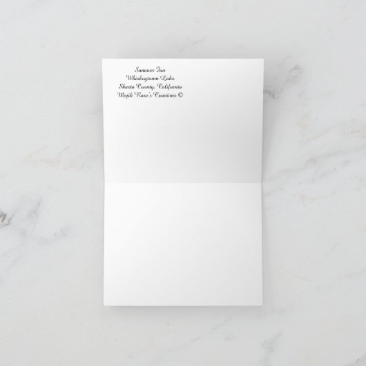 Zomer plezier... kaart (Binnen)