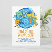 Zomer Pool Party, Einde van het schooljaar Party Kaart (Staand voorkant)