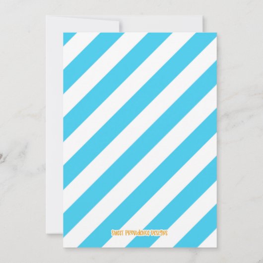 Zomer Pool Party, Einde van het schooljaar Party Kaart (Achterkant)