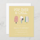 Zomer Pop over en koude Popusgroep Birthday (Voorkant / Achterkant)